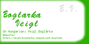 boglarka veigl business card